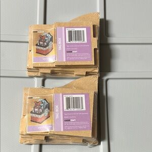 2 Kits For Creating Your Own Box Scrapbooking Crafts Desk Decor